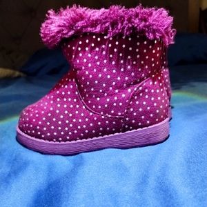 Velvet booties (Cat&Jack) size 5